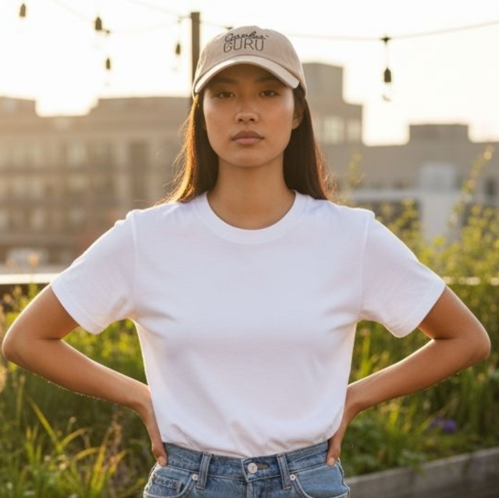 Costa Farms  'GARDEN GURU' Embroidered Cap Unisex Beige One Size Fits All